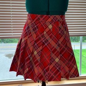 Y2K Plaid, Pleated Skirt!